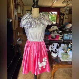 🐩Rubie’s vintage 1950s Poodle Halloween Costume Dress Girls Large 12-14.🐩